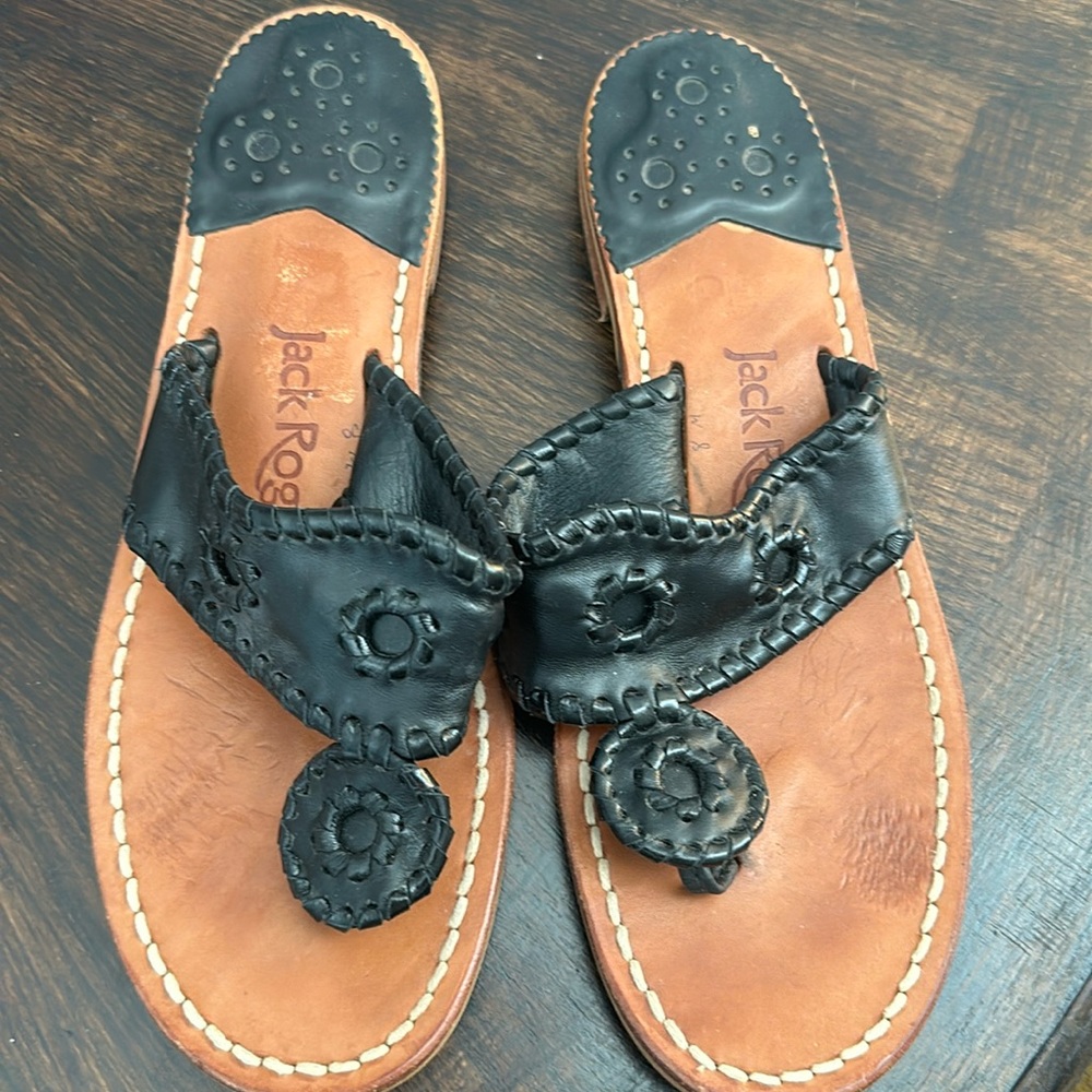 Jack rogers leather sandals